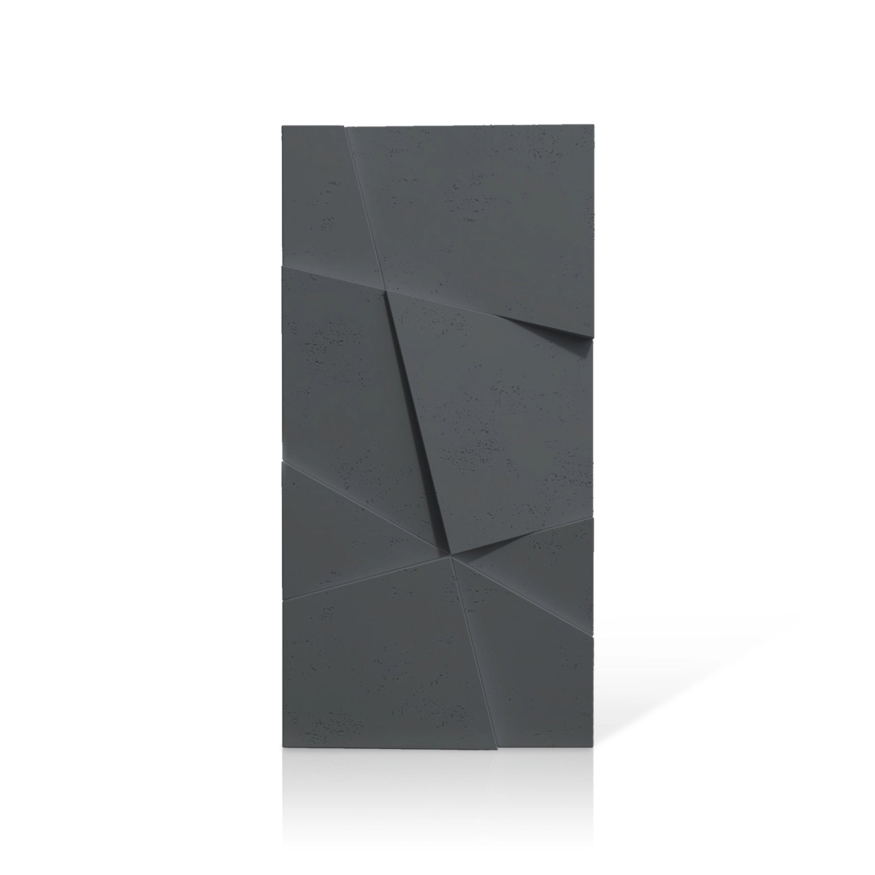 3D Concrete Wall Panels CRYSTAL colour swatch on white background DecorMania.eu