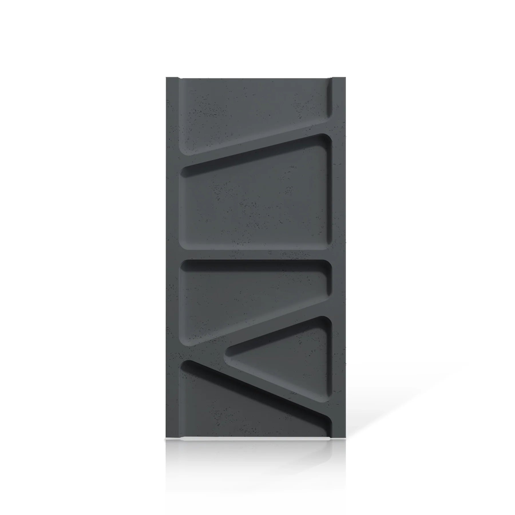 3D Concrete Wall Panels PARALELL colour swatch on white background DecorMania.eu