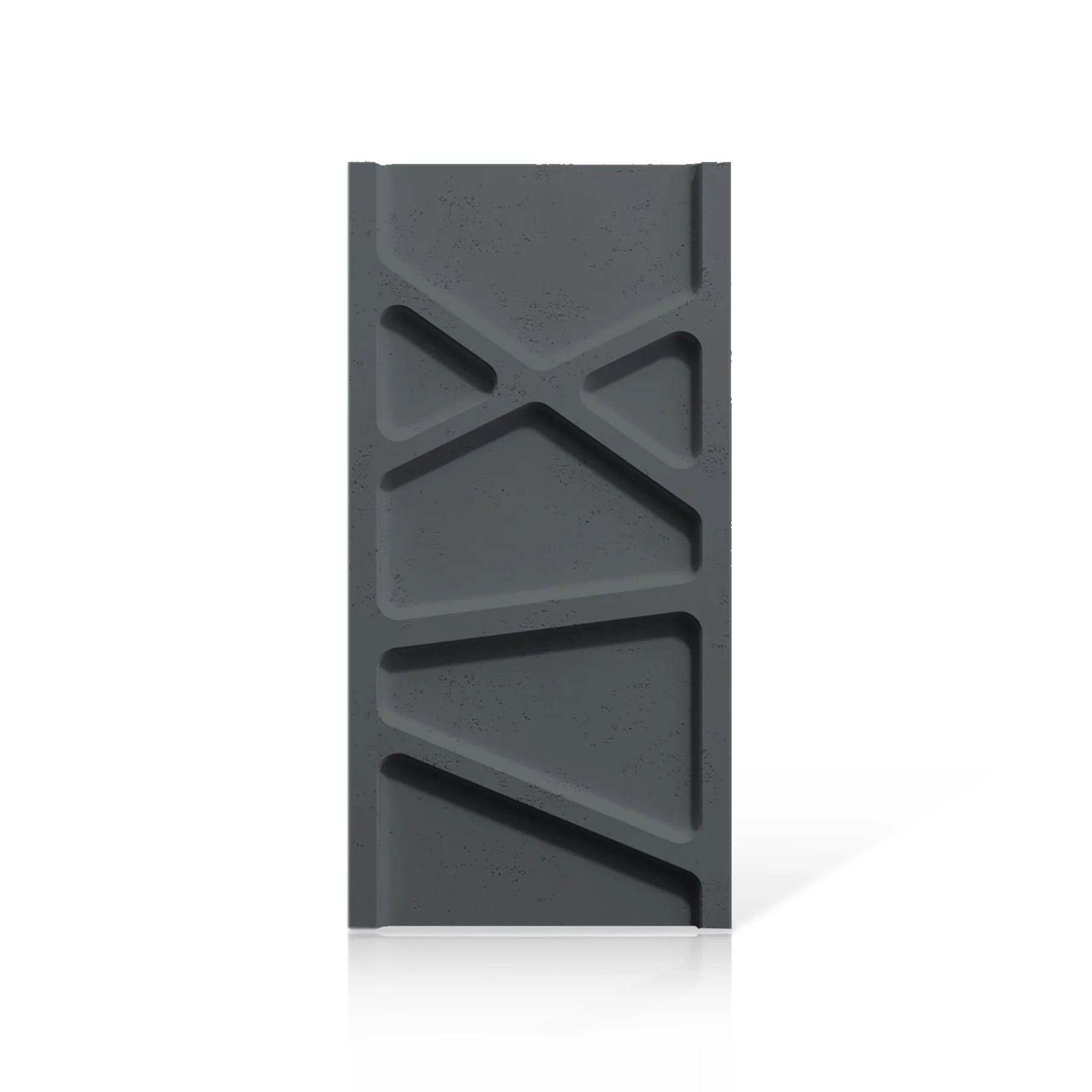 3D Concrete Wall Panels PARALELL colour swatch on white background DecorMania.eu