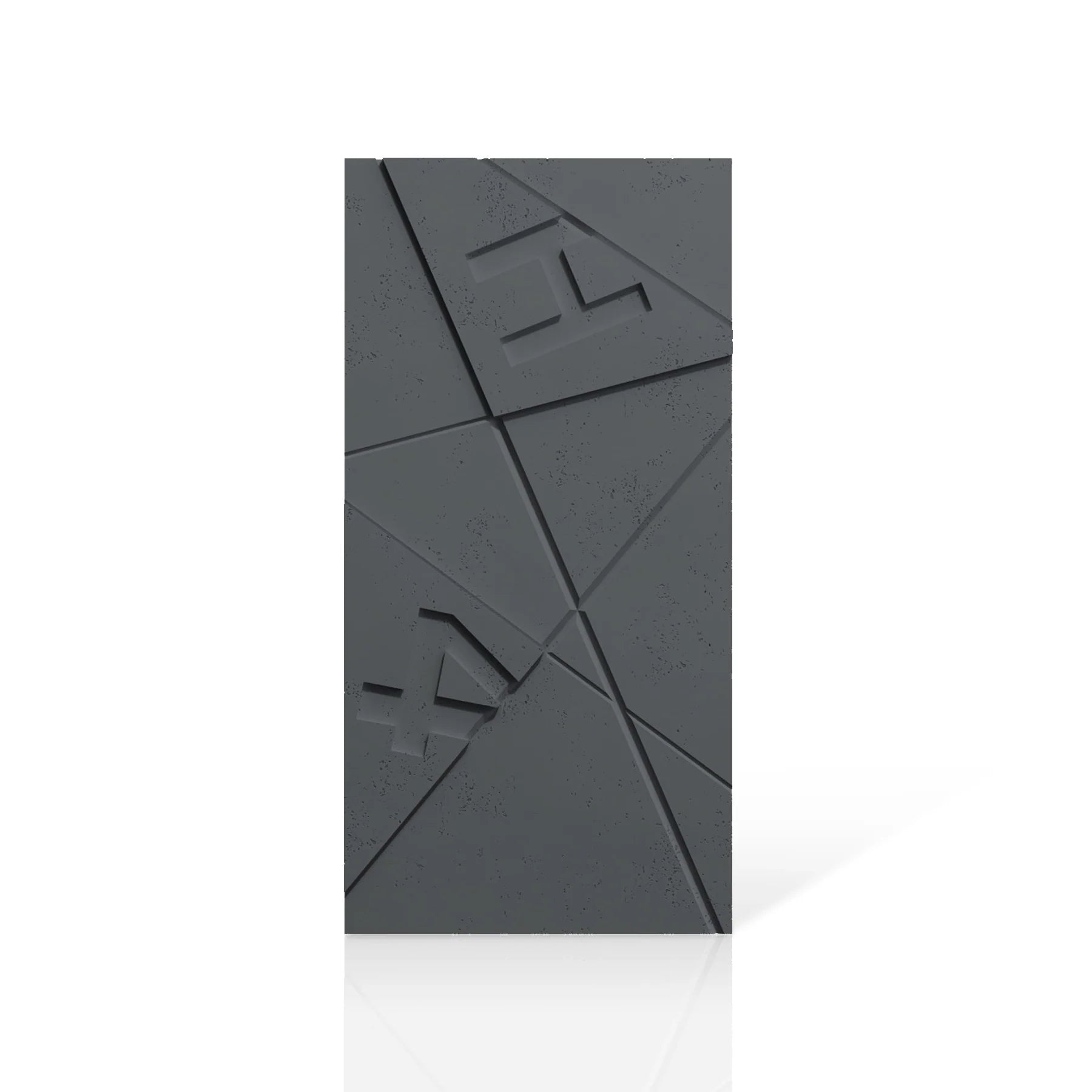 3D Concrete Wall Panels GRAPHICS MODELS C&D colour swatch on white background DecorMania EU