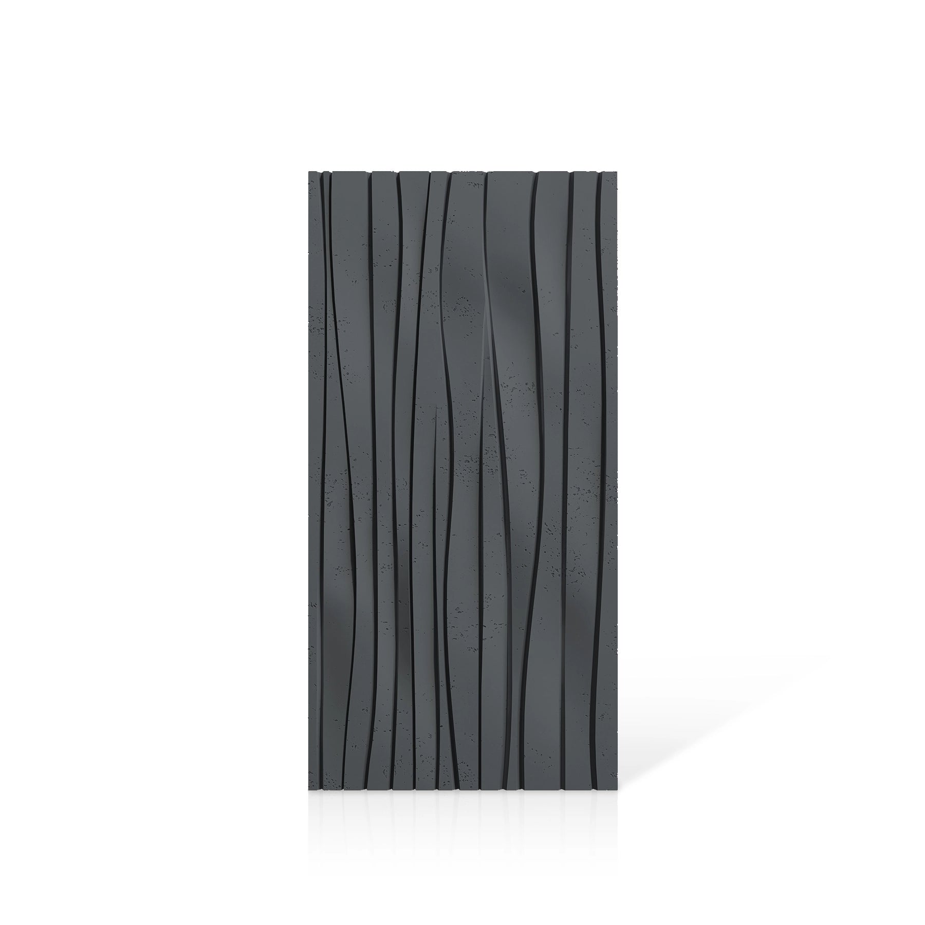 3D Concrete Wall Panels WAVES colour swatch on white background DecorMania.eu