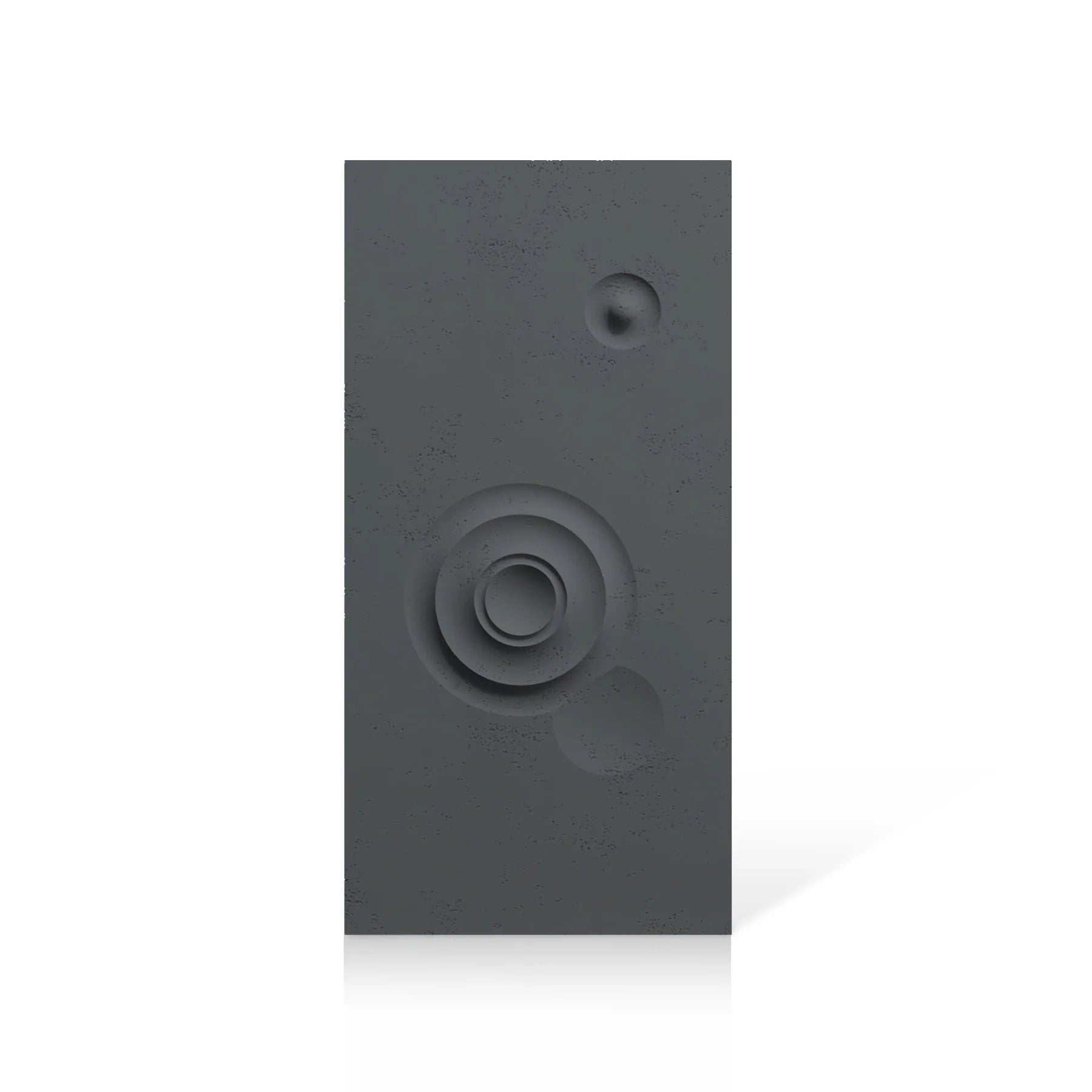 3D Concrete Wall Panels MOONS Models C&D colour swatch on white background DecorMania.eu