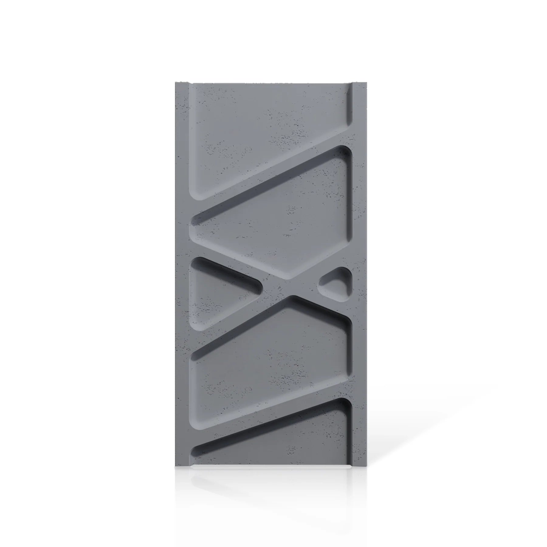 3D Concrete Wall Panels PARALELL colour swatch on white background DecorMania.eu