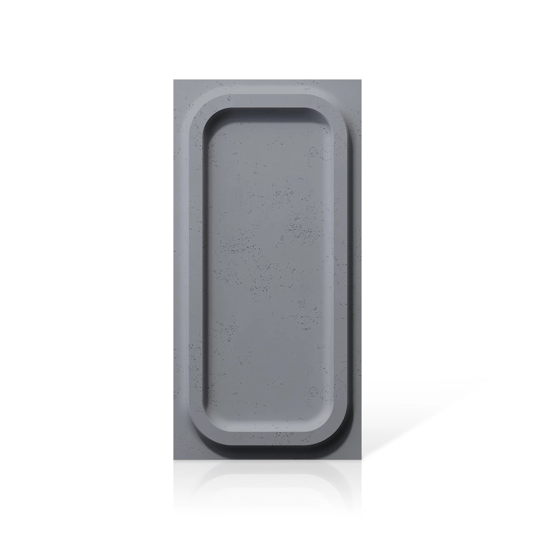 3D Concrete Wall Panels PORTHOLE colour swatch on white background DecorMania.eu