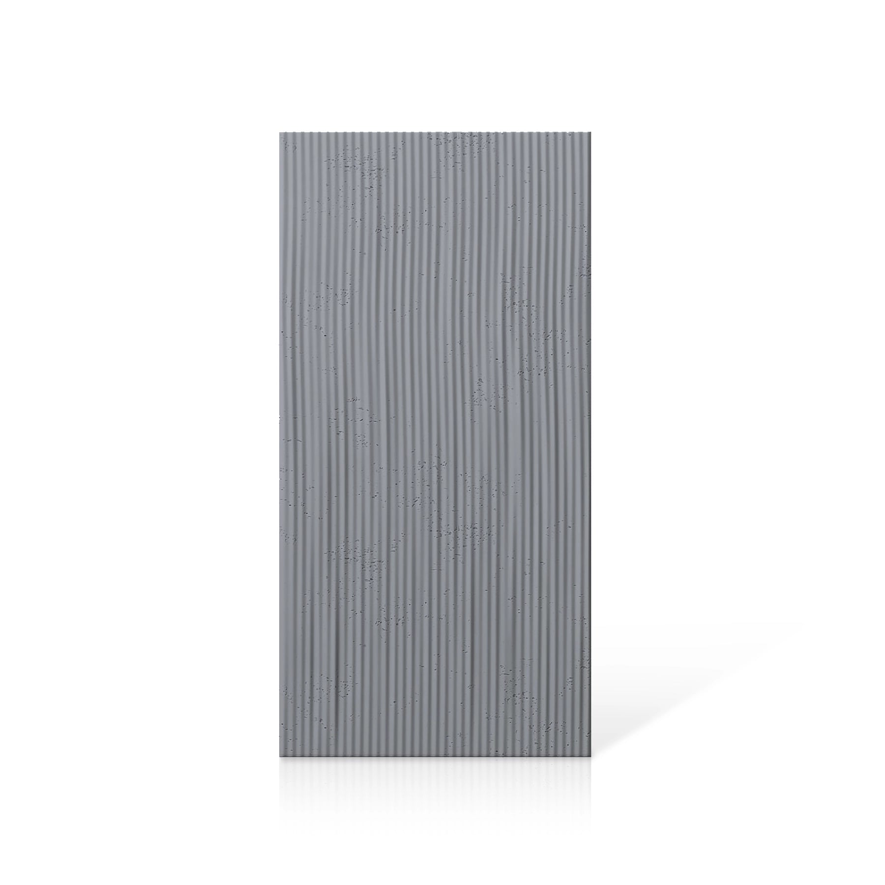 3D Concrete Wall Panels RIDGES colour swatch on white background DecorMania.eu