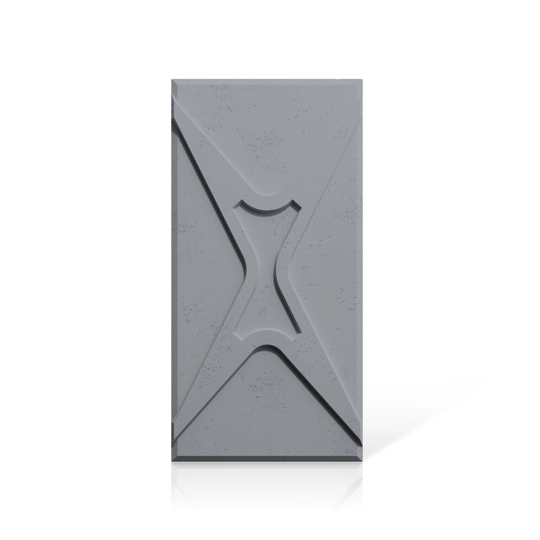 3D Concrete Wall Panels STARS colour swatch on white background DecorMania.eu