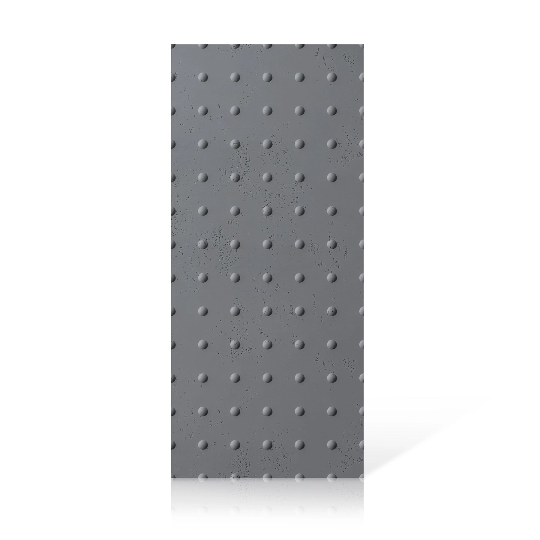 3D Concrete Wall Panels STEEL DOTS colour swatch on white background DecorMania.eu