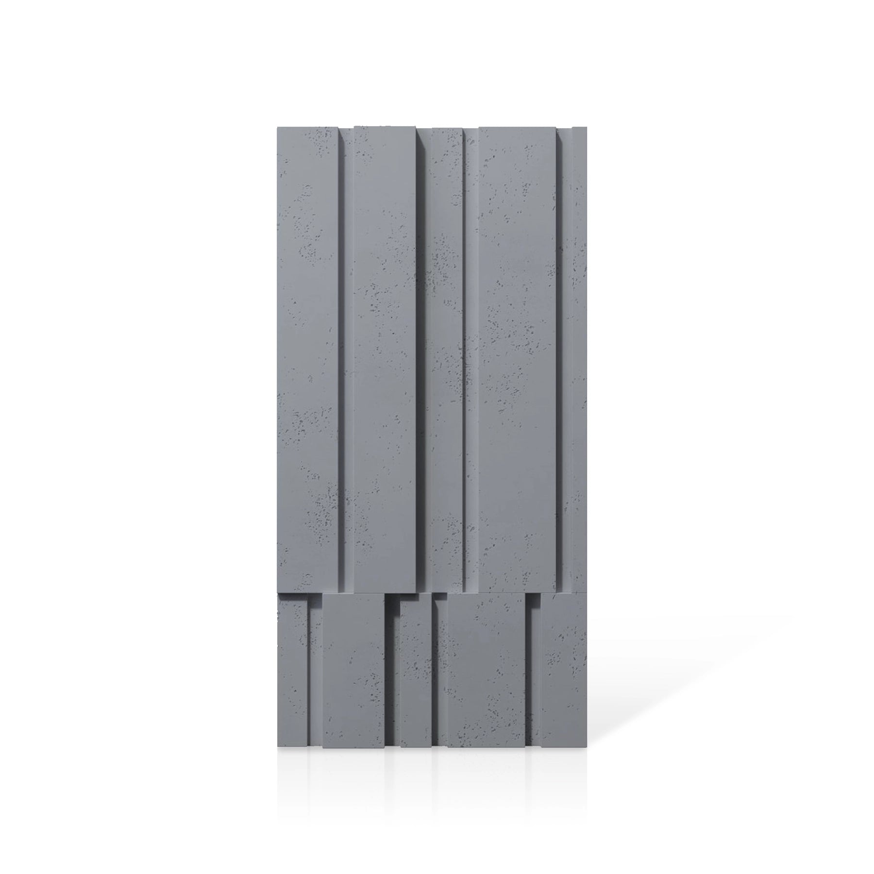 3D Concrete Wall Panels ROOFTOPS colour swatch on white background DecorMania.eu