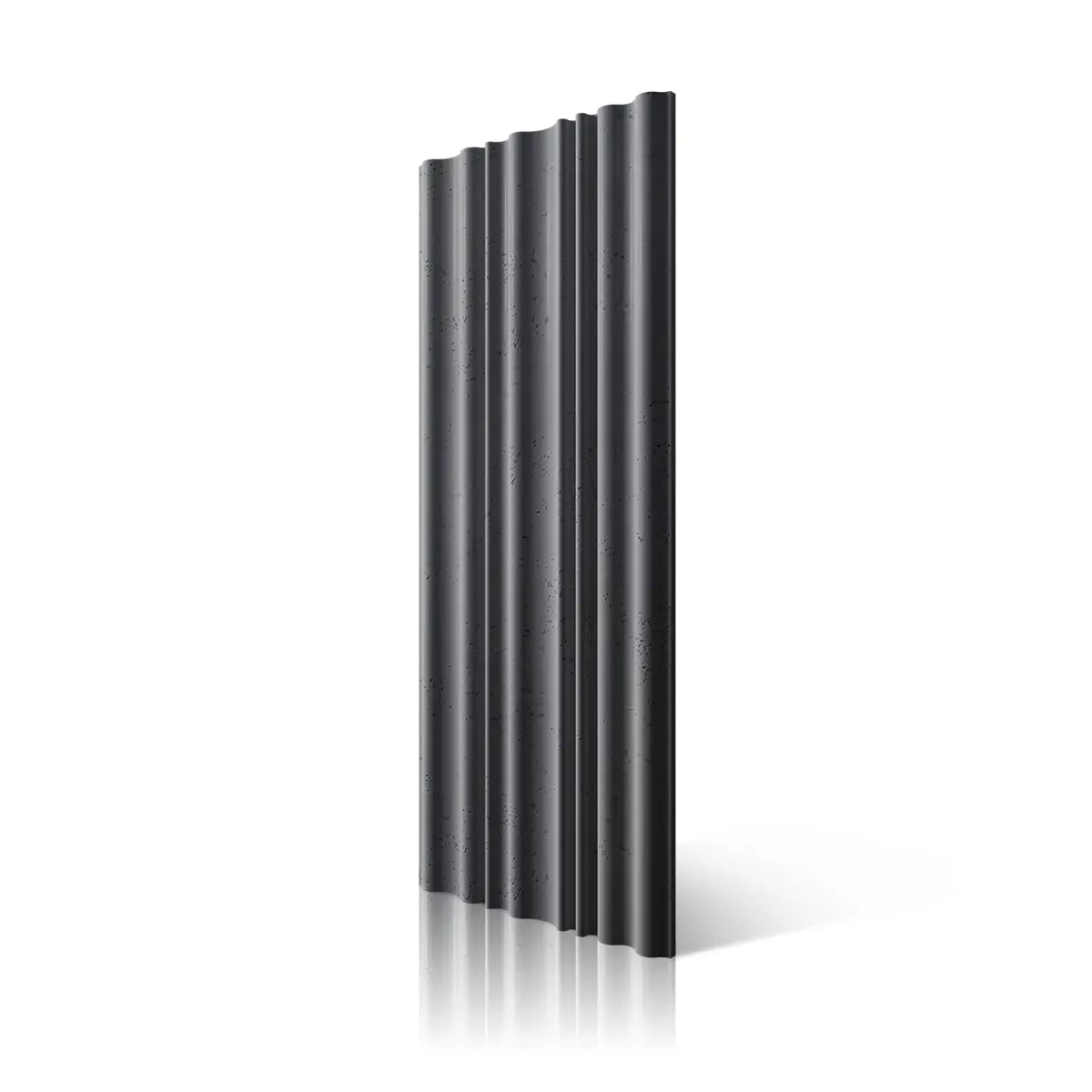 3D Concrete Wall Panel CURTAINS B8 colour on white background DecorMania.eu