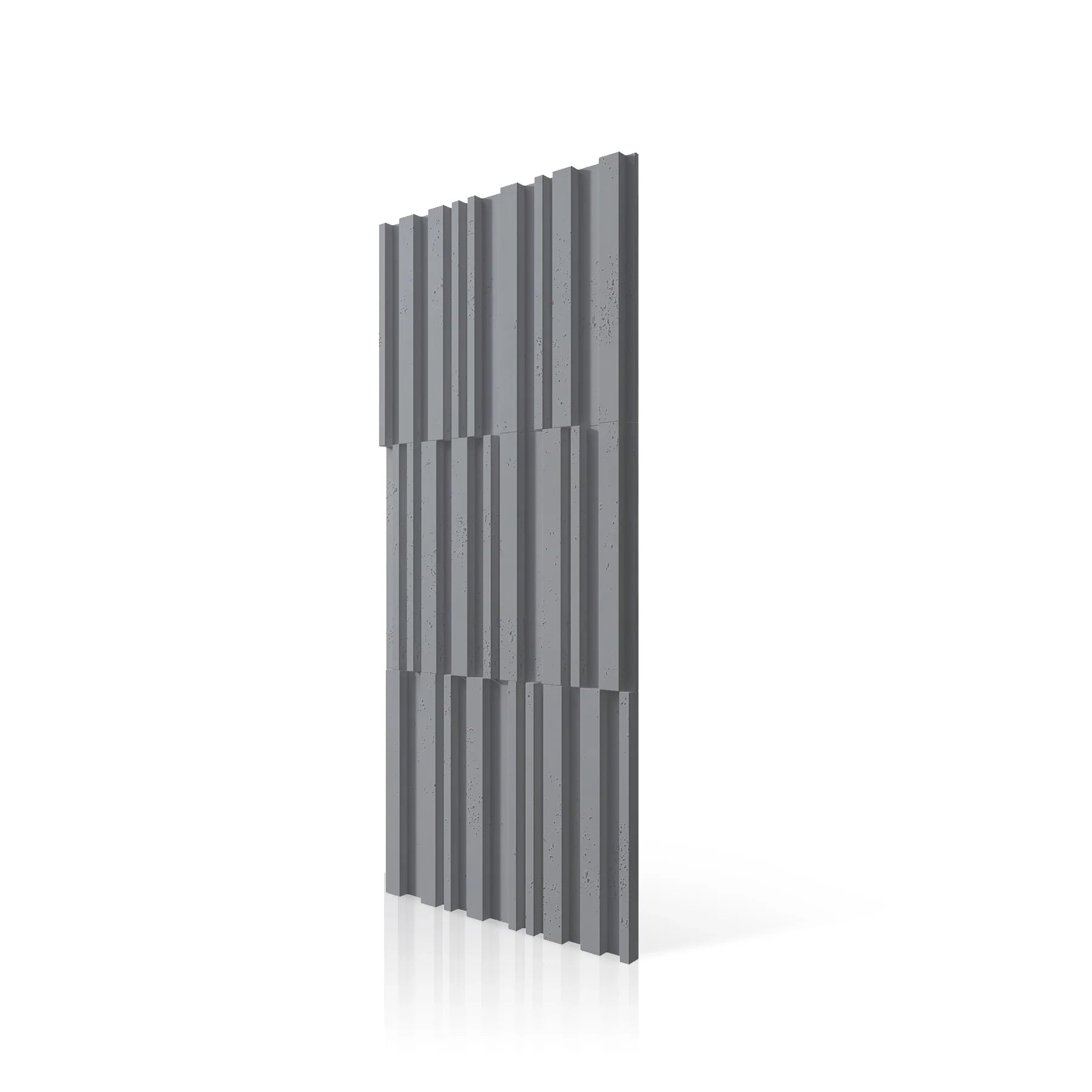 3D Concrete Wall Panels RIFT MIXED colour swatch on white background DecorMania.eu