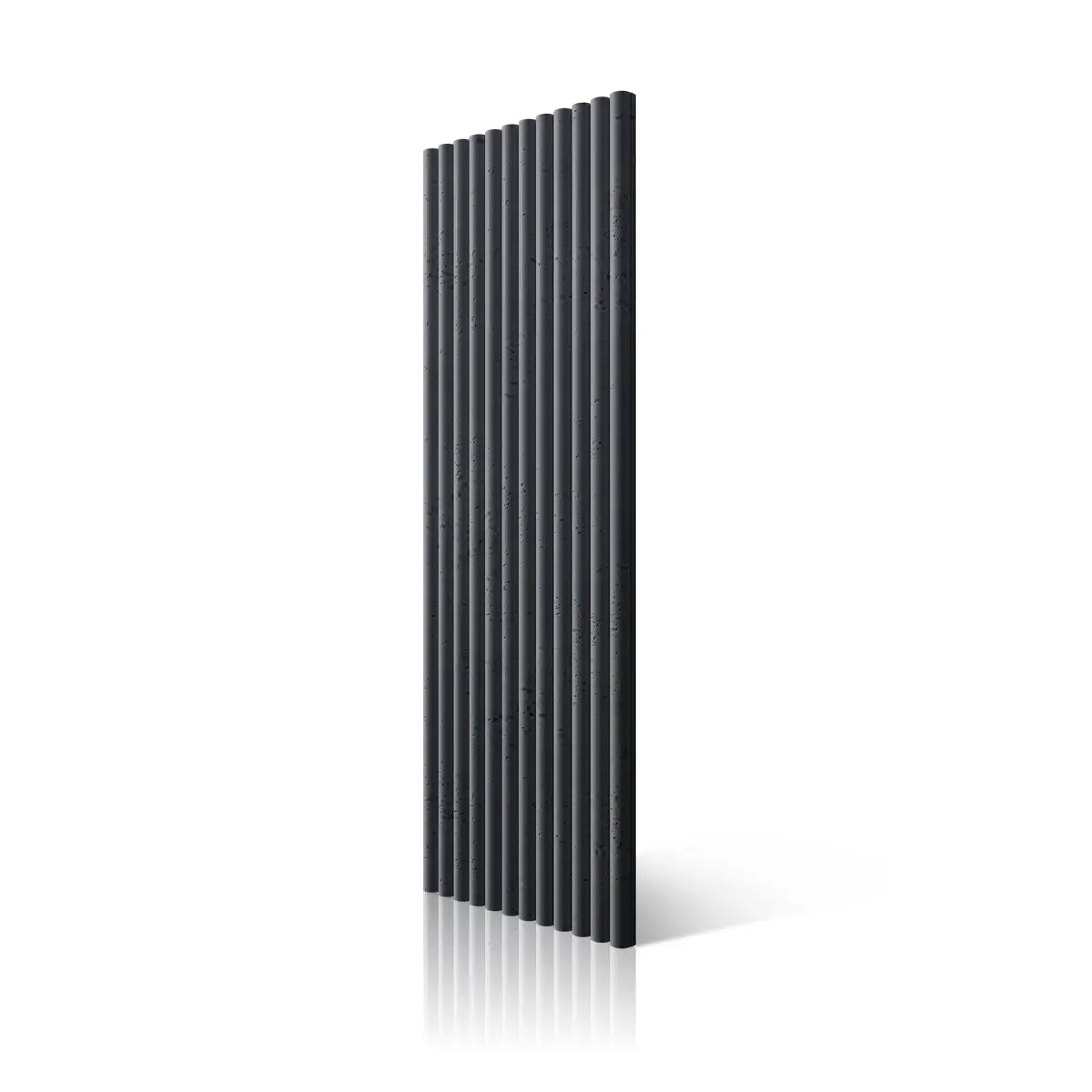 3D Concrete Wall Panel TUBES B8 on white background DecorMania.eu