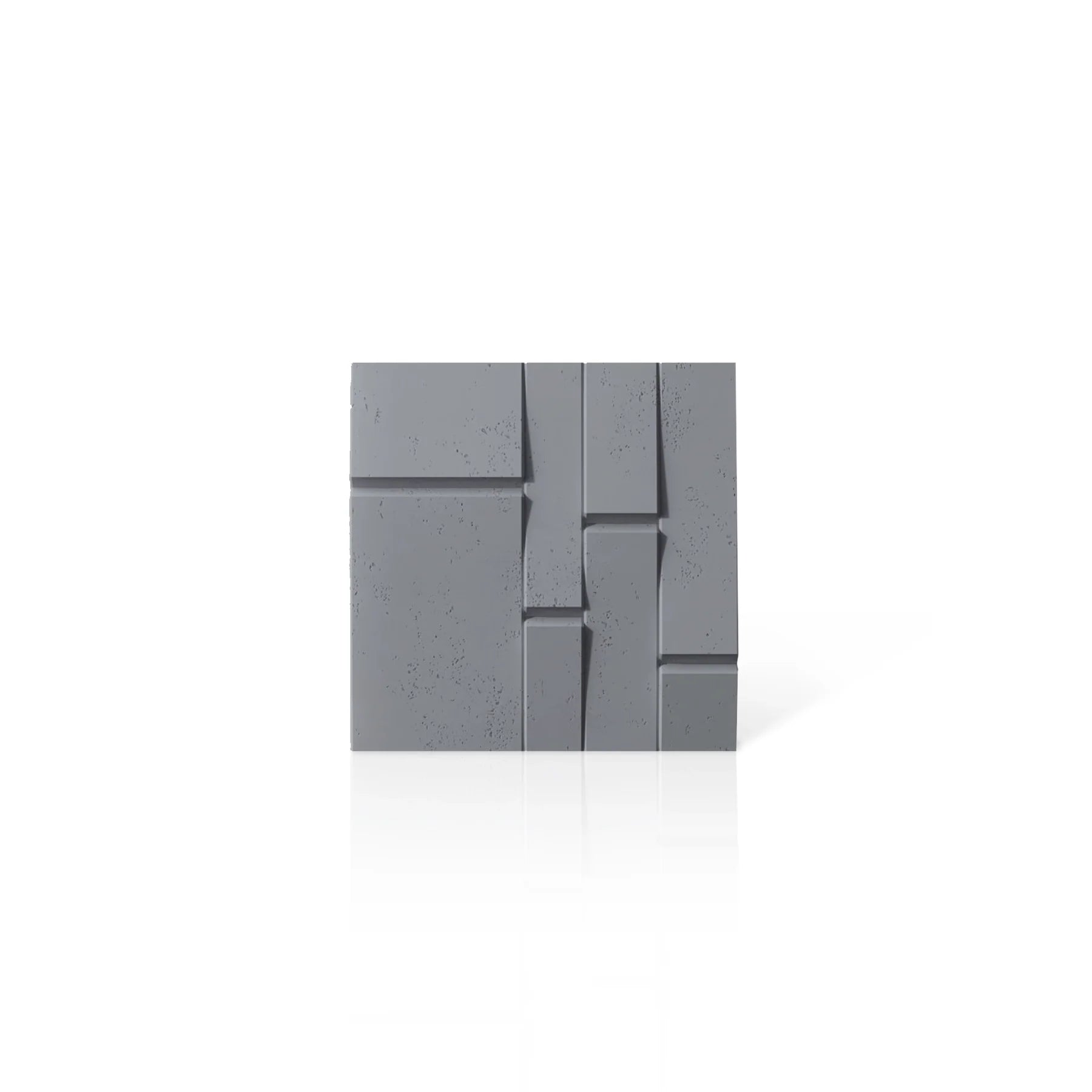 3D Concrete Wall Panels BREAK OUT colour swatch on white background DecorMania EU
