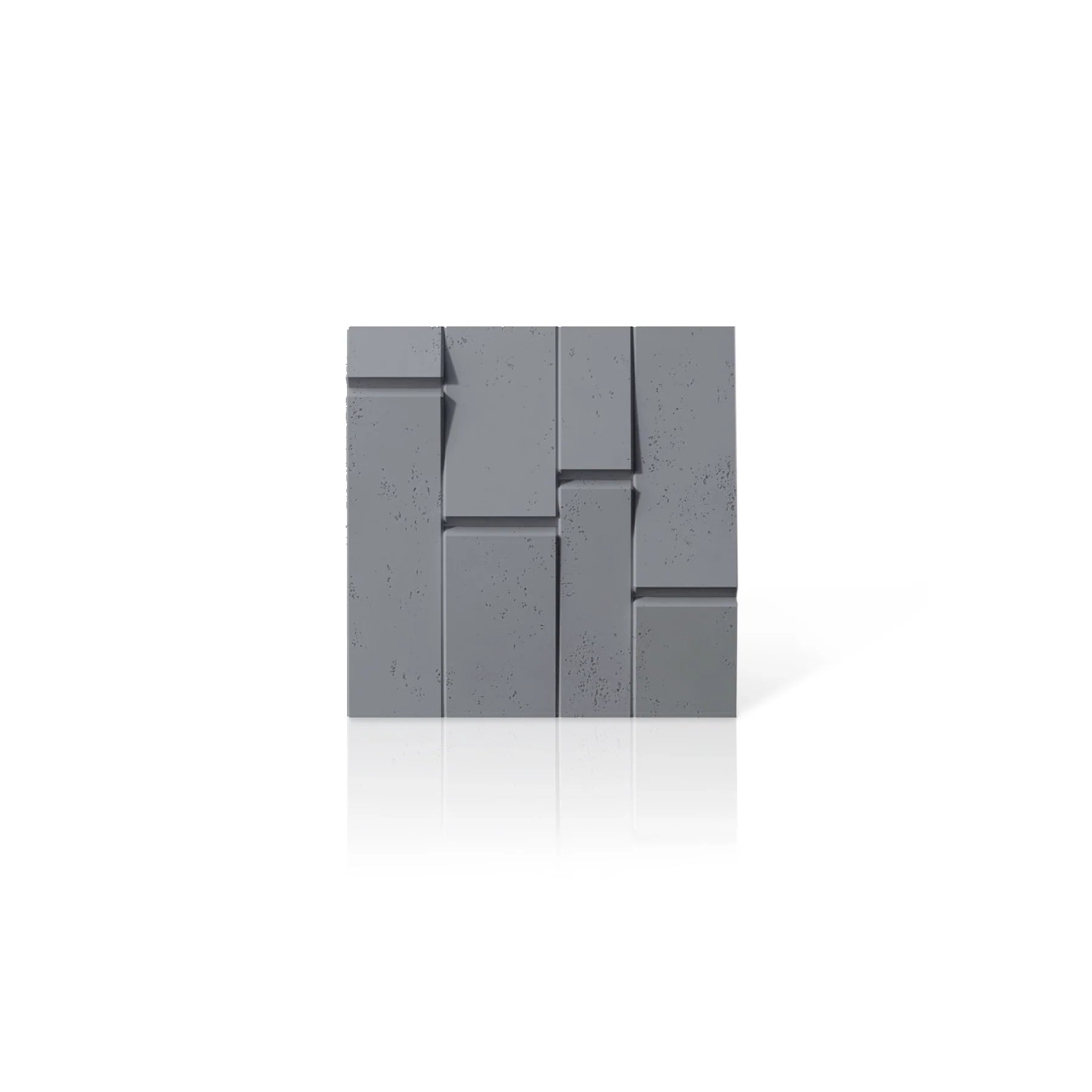3D Concrete Wall Panels BREAK OUT colour swatch on white background DecorMania EU