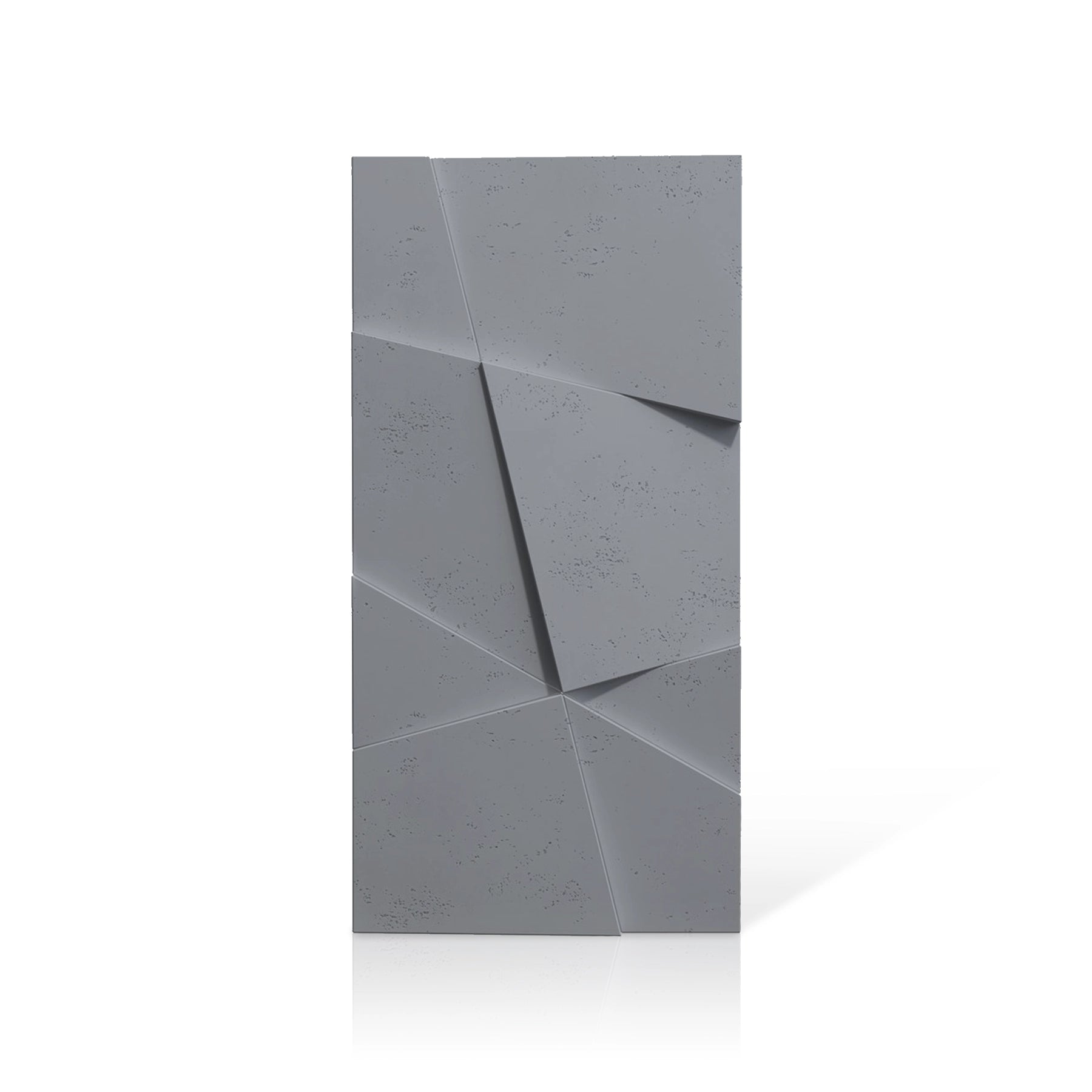 3D Concrete Wall Panels CRYSTAL colour swatch on white background DecorMania.eu