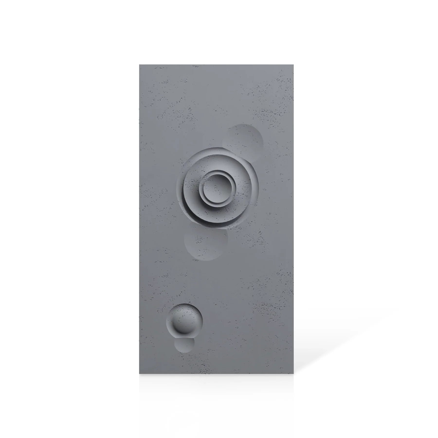 3D Concrete Wall Panels MOONS Models A&B colour swatch on white background DecorMania.eu