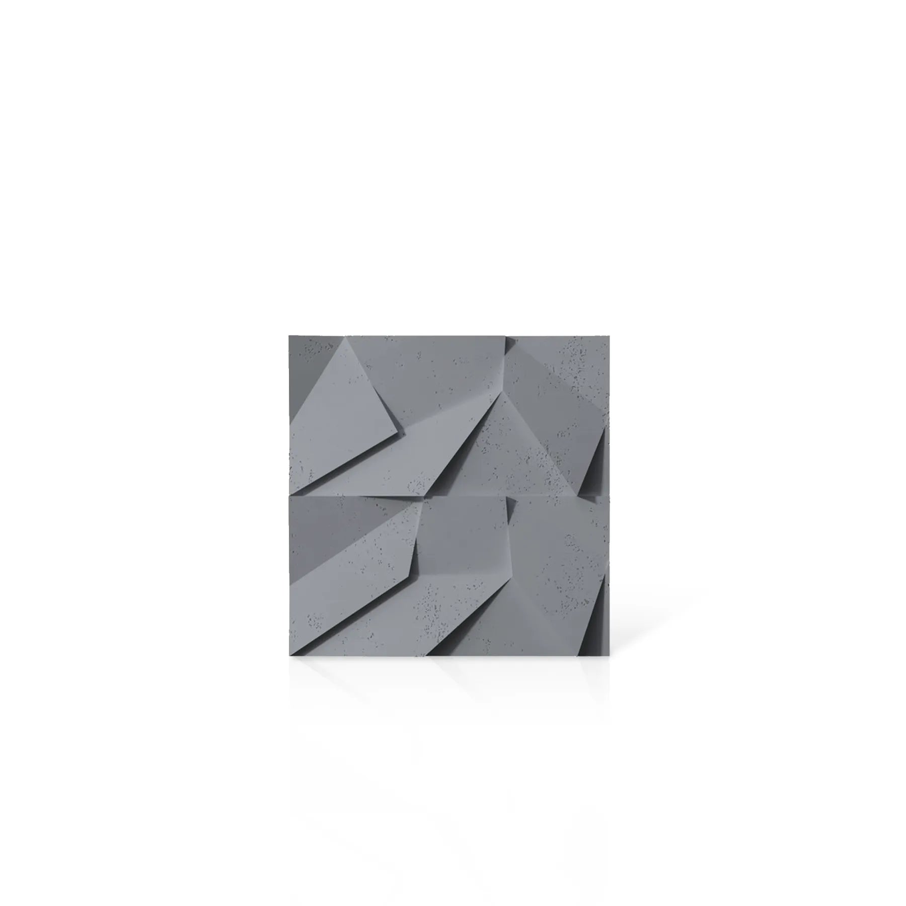 3D Concrete Wall Panels MULTICRYSTAL colour swatch on white background DecorMania EU