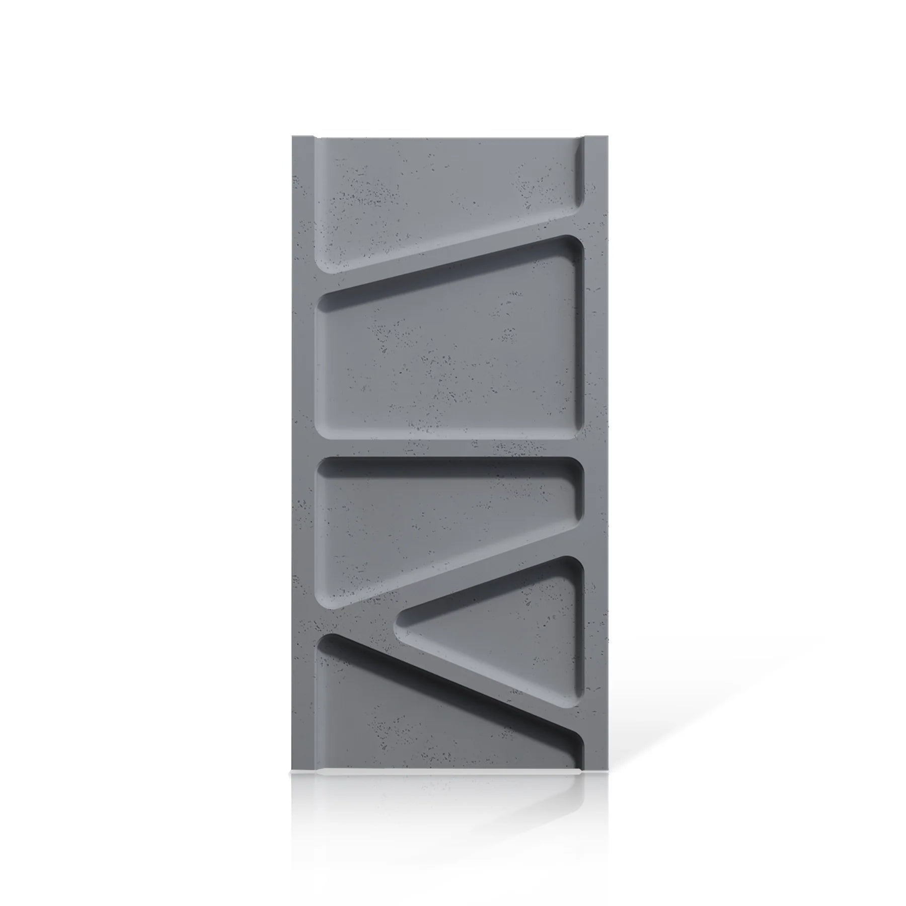 3D Concrete Wall Panels PARALELL colour swatch on white background DecorMania.eu