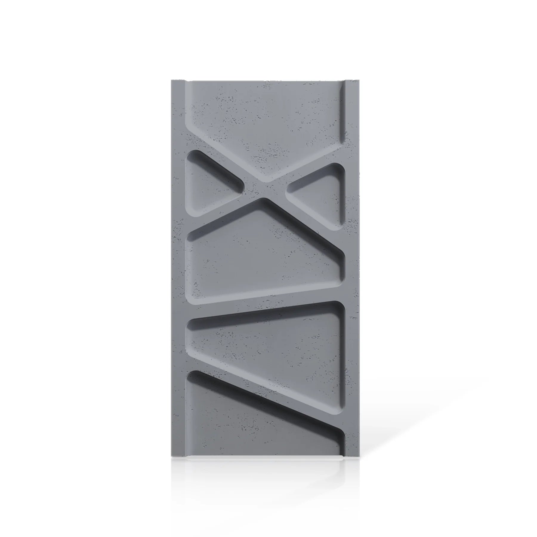 3D Concrete Wall Panels PARALELL colour swatch on white background DecorMania.eu