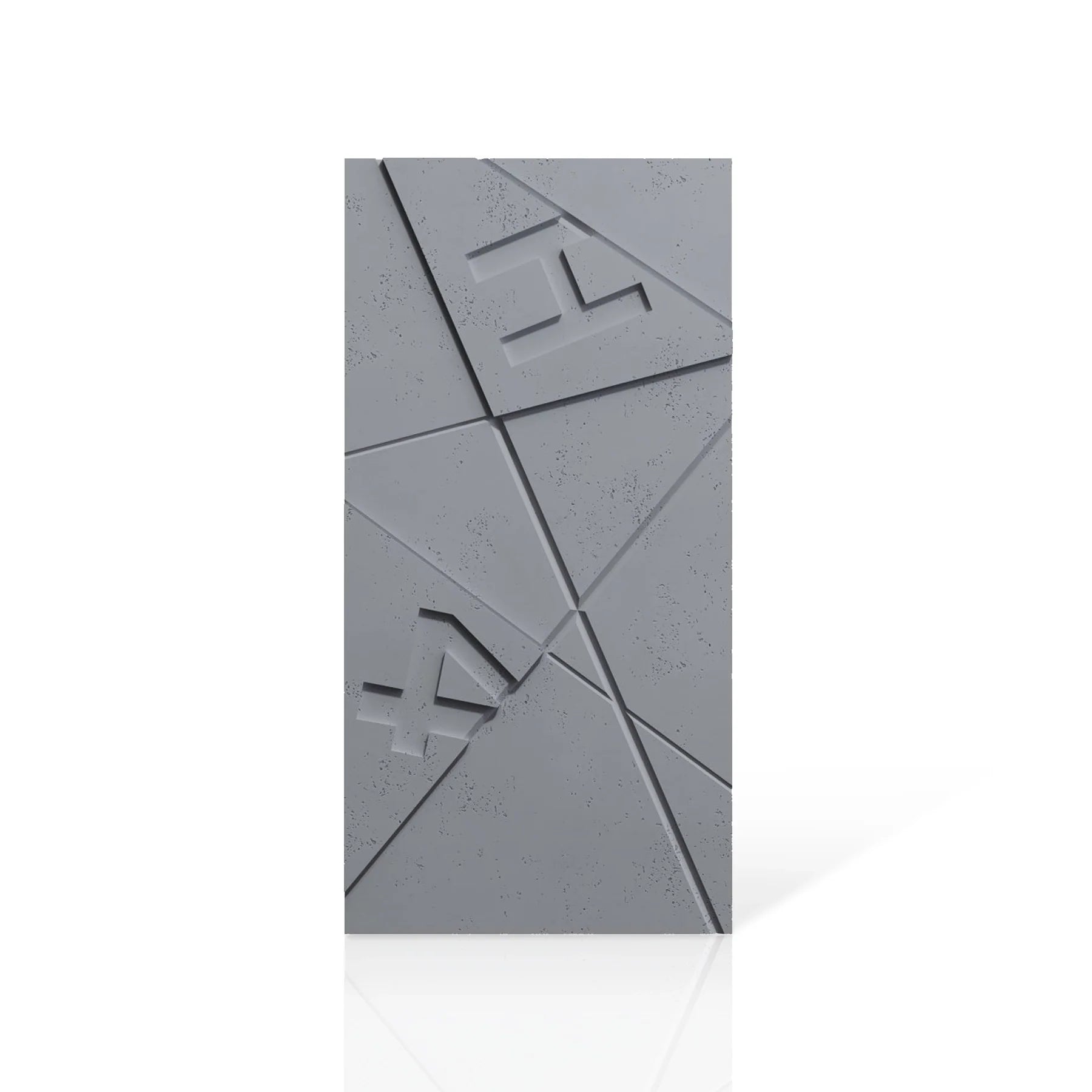 3D Concrete Wall Panels GRAPHICS MODELS C&D colour swatch on white background DecorMania EU