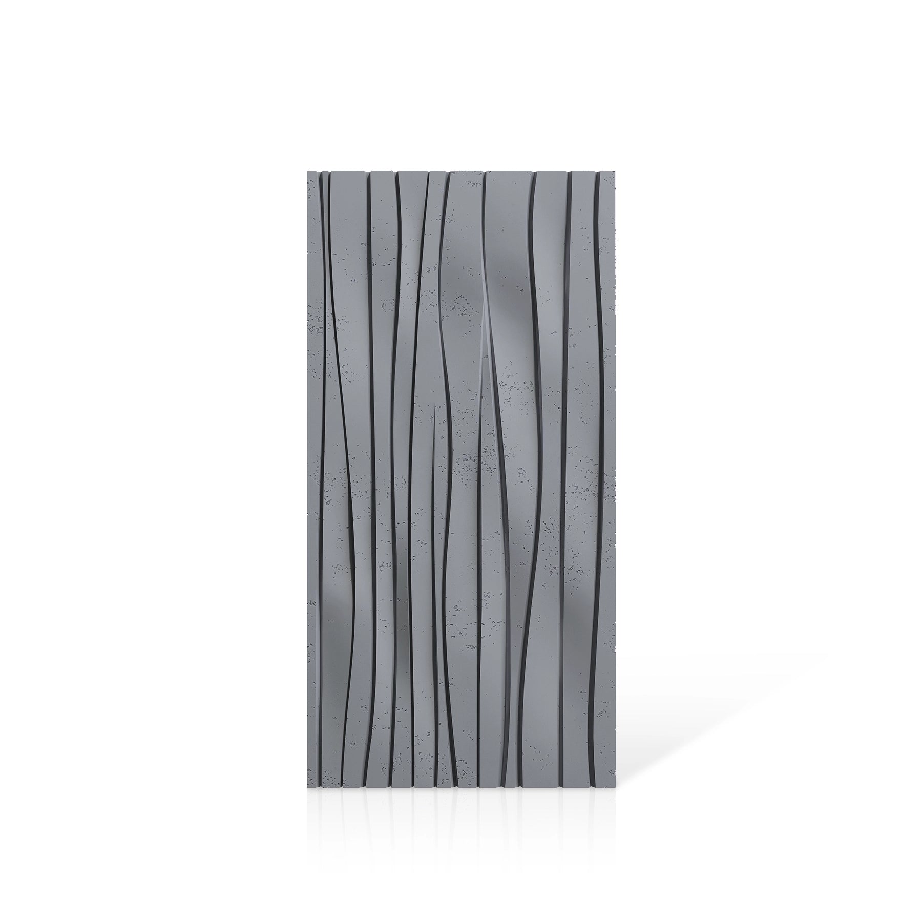 3D Concrete Wall Panels WAVES colour swatch on white background DecorMania.eu