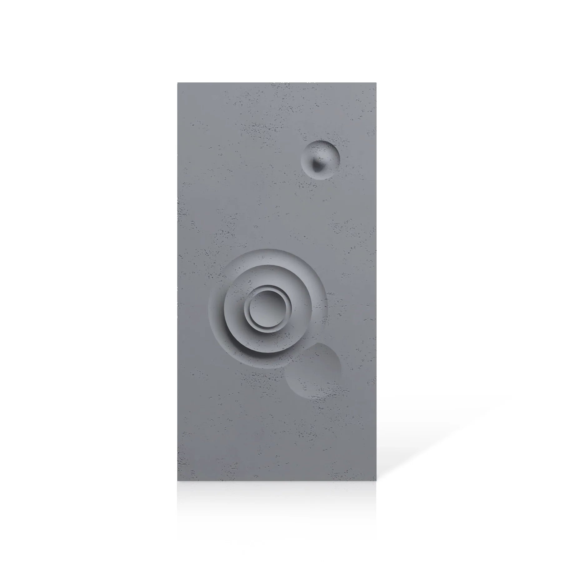 3D Concrete Wall Panels MOONS Models C&D colour swatch on white background DecorMania.eu