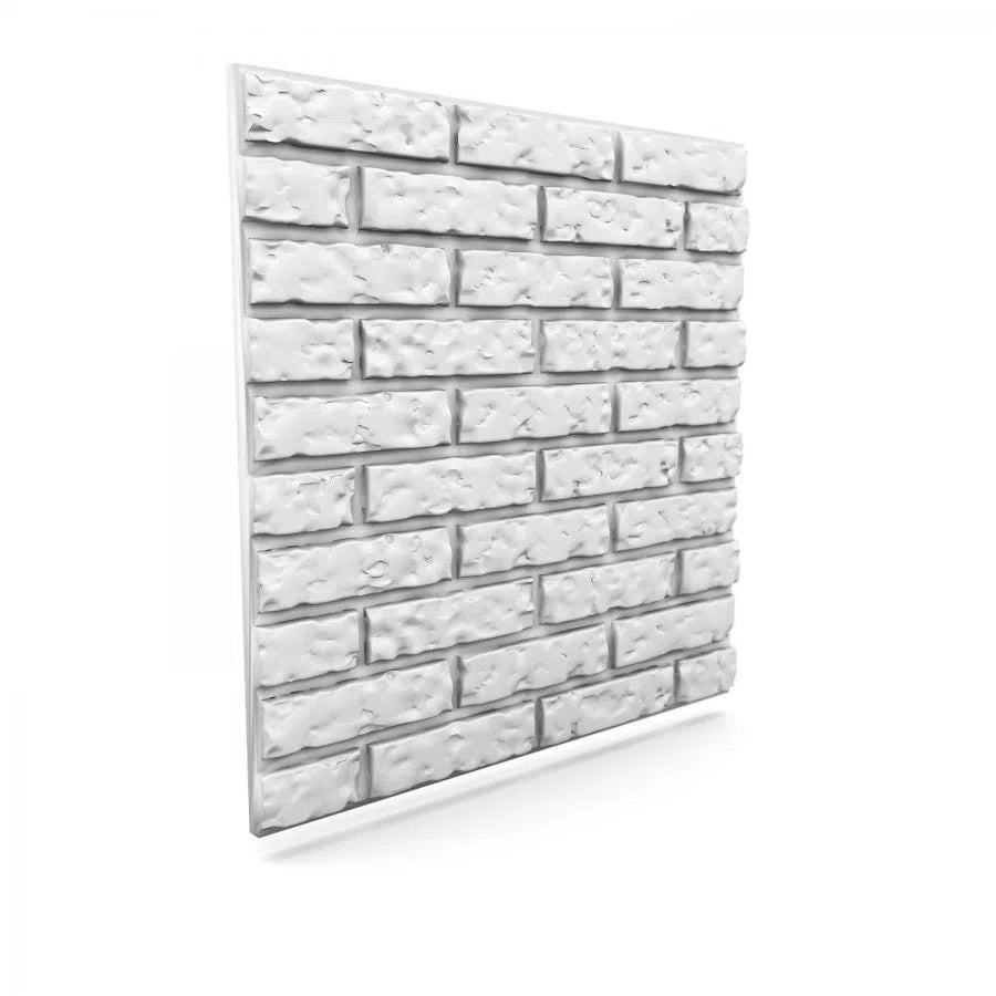 BRICK Polystyrene Wall Art – 3D Decorative Panels on white colour background DecorMania.eu
