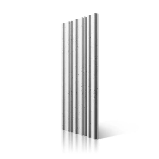 3D Concrete Wall Panel CURTAINS colour on white background DecorMania.eu