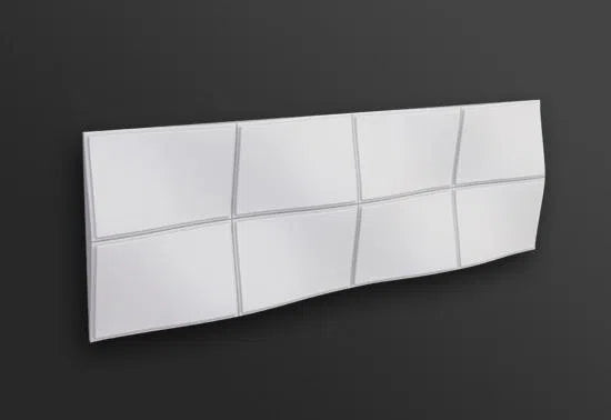 BUMP 3D Polyurethane Wall Art Panel on grey background DecorMania.eu