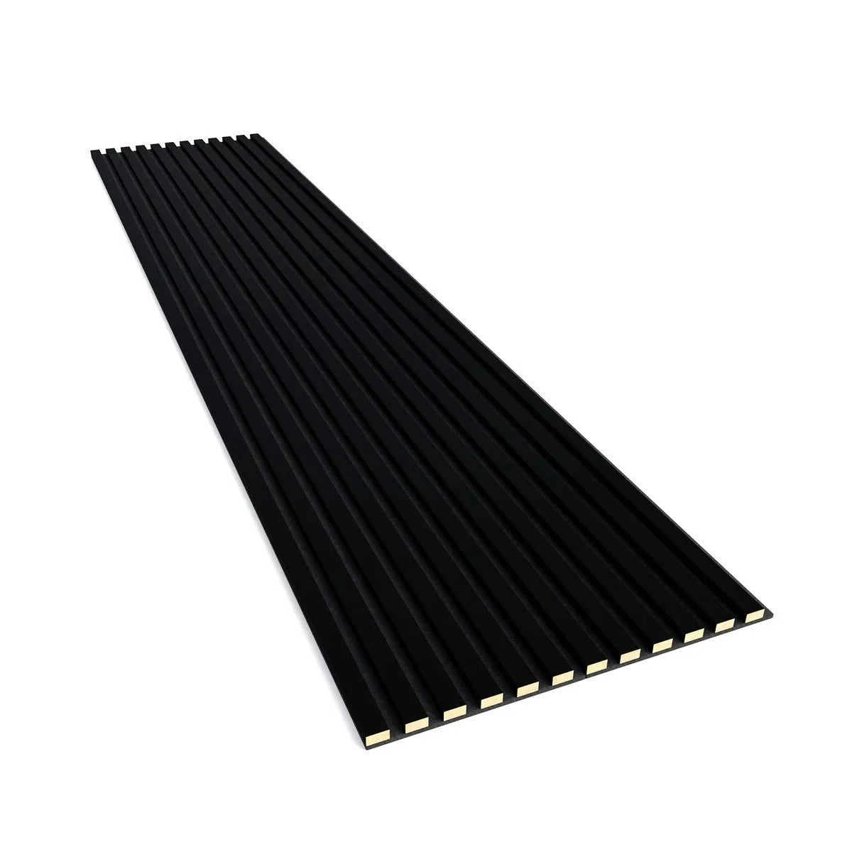 Acoustic Slatted Wall Panels on white background DecorMania.eu