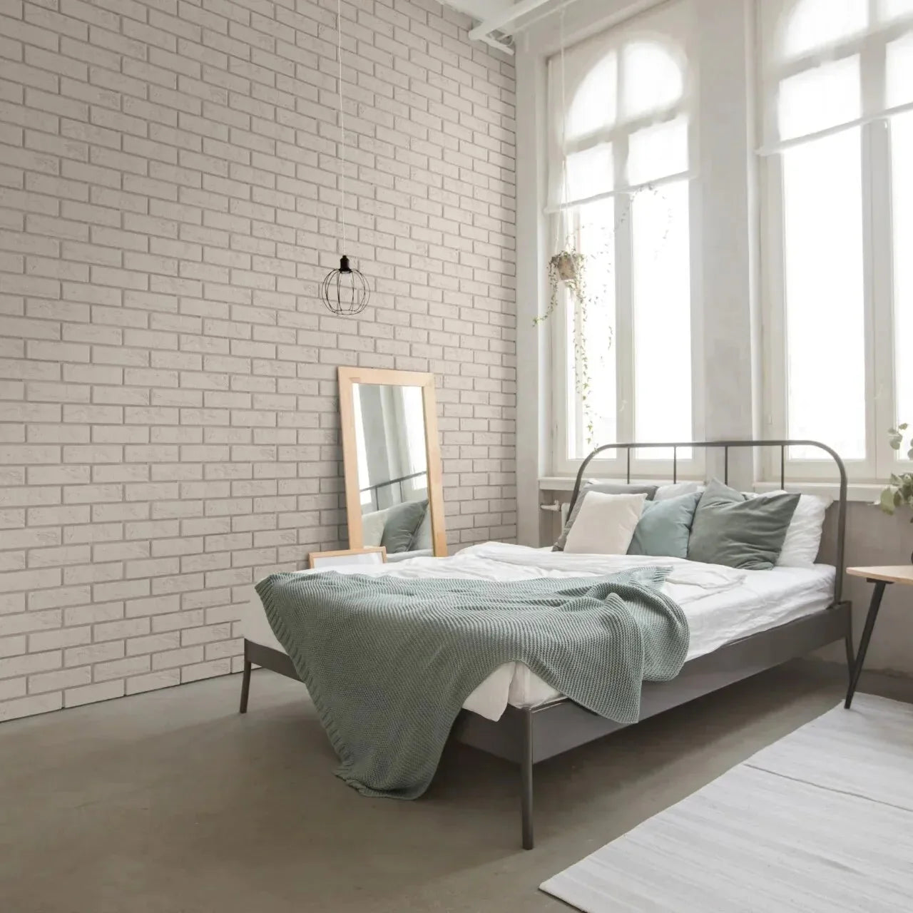 Brick Slips BOSTON Concrete Interior & Exterior - Box in bedroom interior Decormania.eu