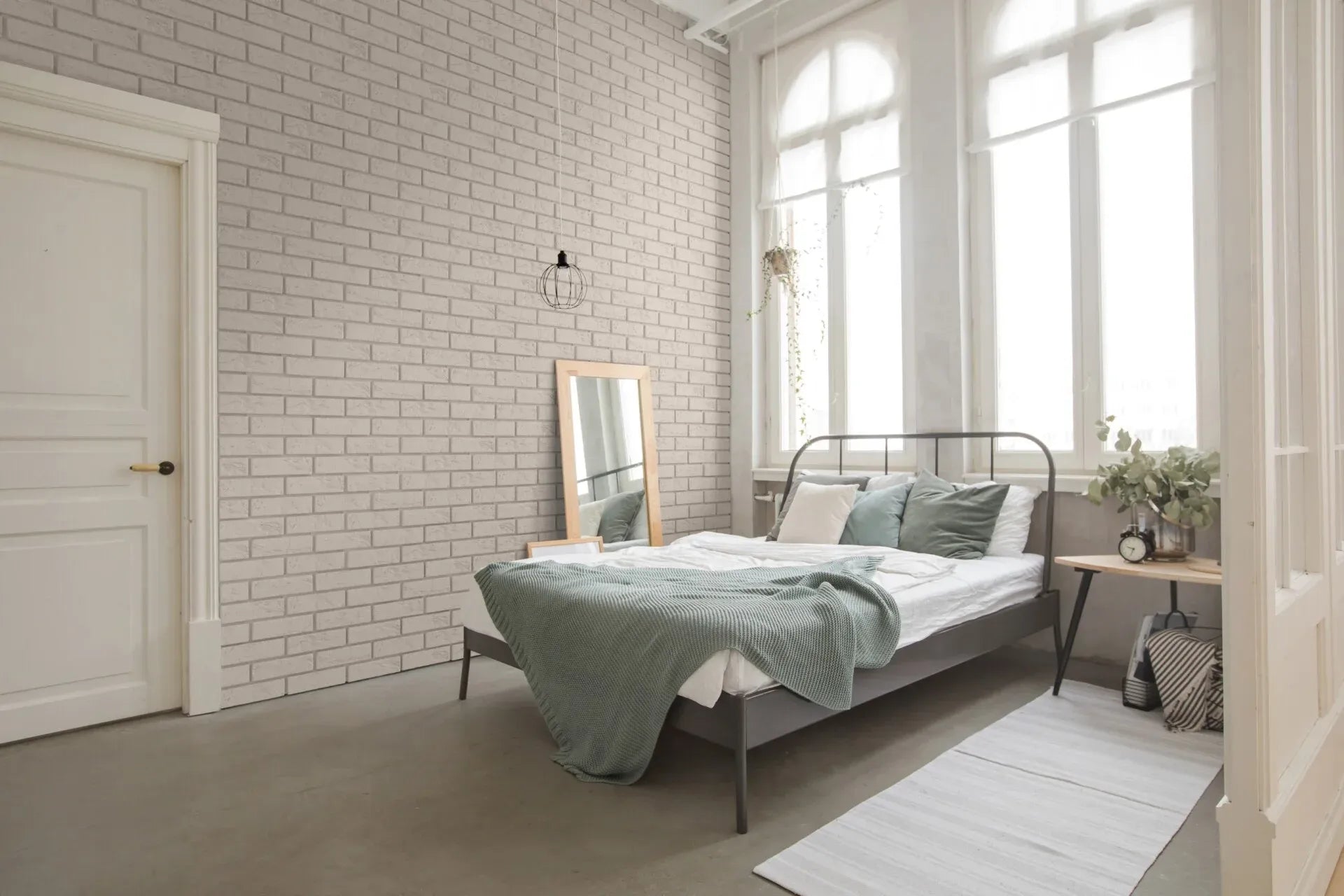 Brick Slips BOSTON Concrete Interior & Exterior - Box in bedroom interior Decormania.eu
