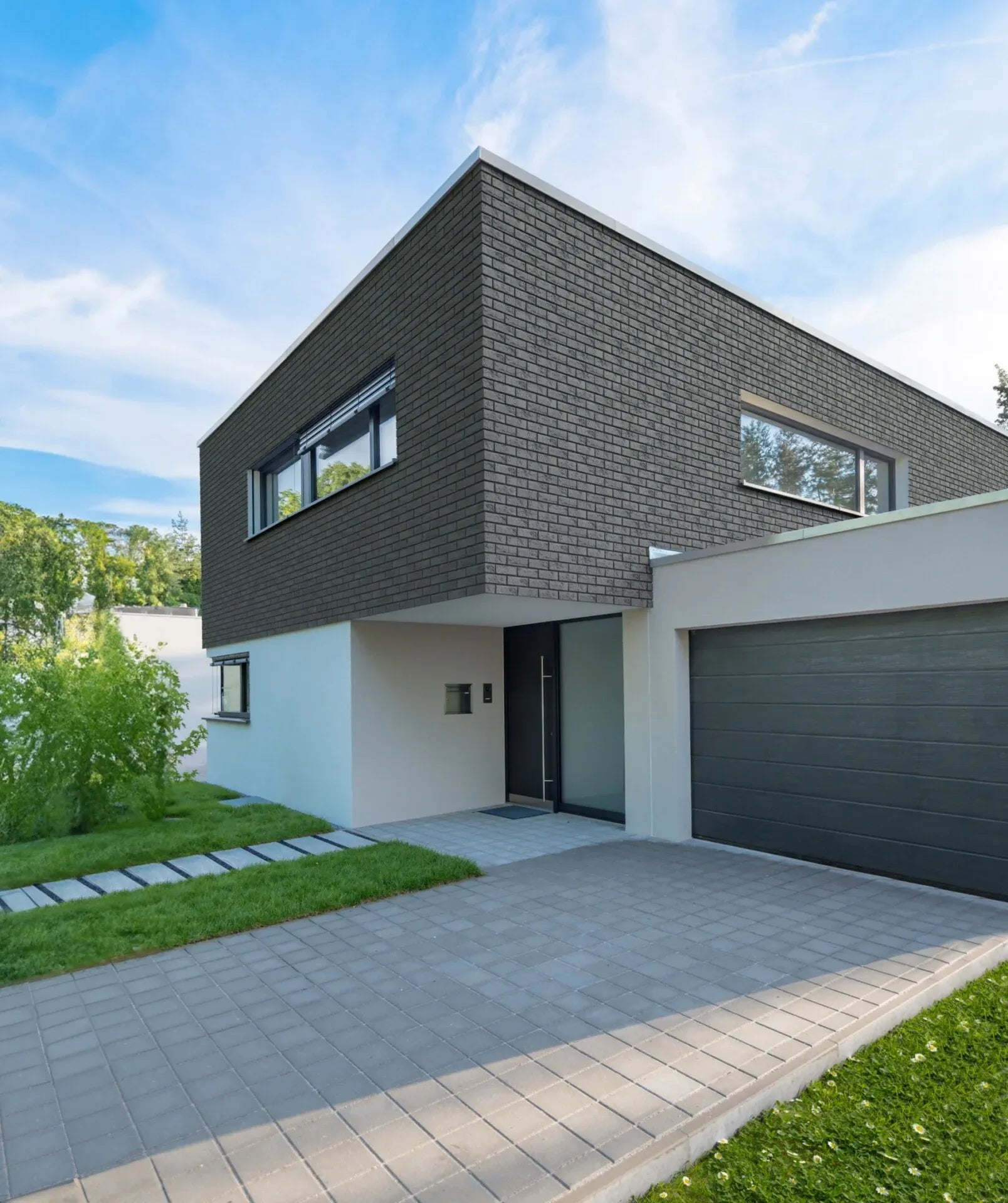 Brick Slips BOSTON Concrete Interior & Exterior - Box on a house outside wall Decormania.eu