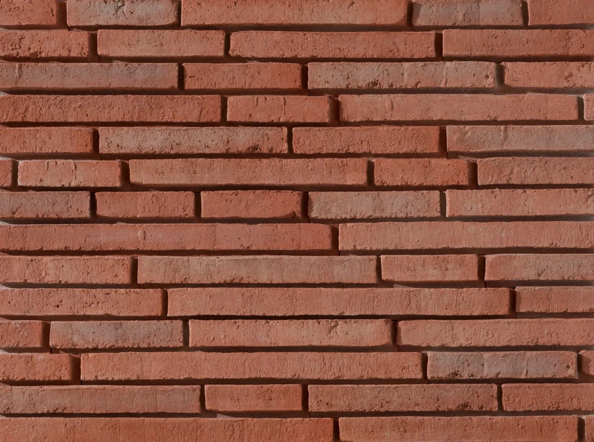 Brick Slips BRONX RED Concrete Interior & Exterior - Box texture closeup Decormania.eu