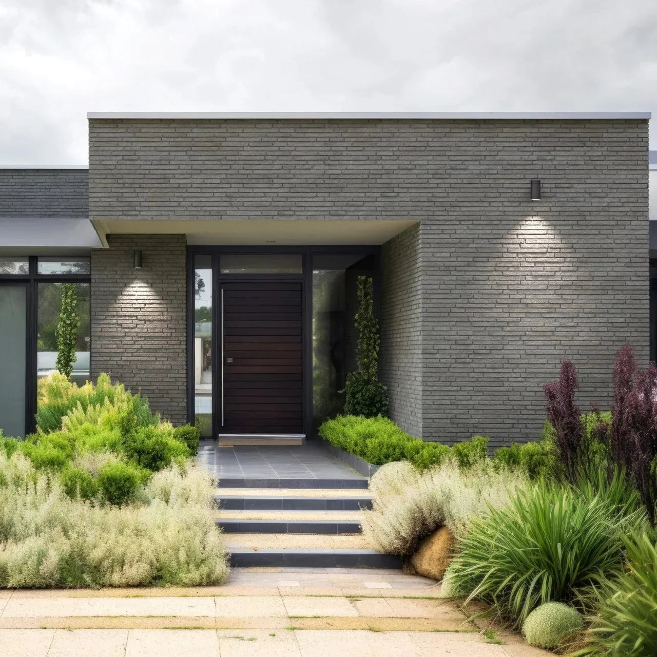 Brick Slips DUBLIN Concrete Interior & Exterior - box on the front of a house Decormania.eu