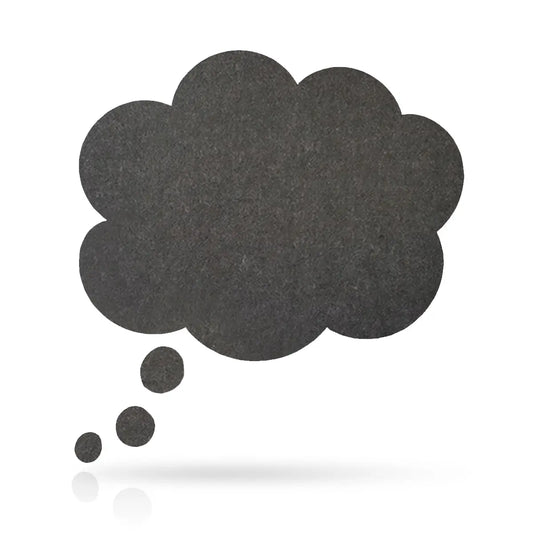 Bulletin Felt Pin Board - CLOUD on white background Decormania EU
