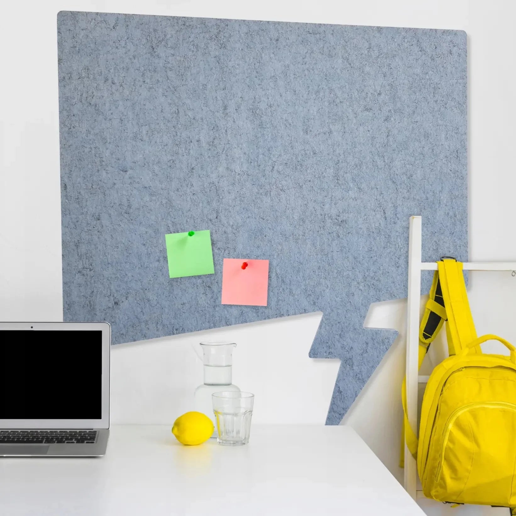 Bulletin Felt Pin Board - COMIC in white kids room inerior Decormania EU