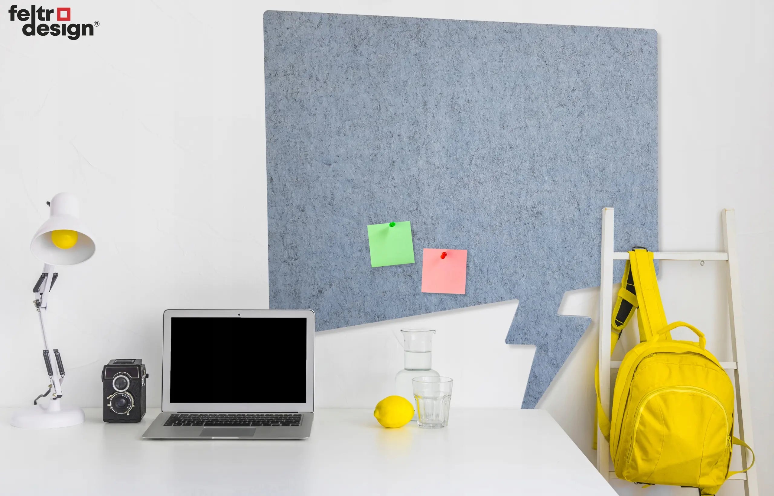 Bulletin Felt Pin Board - COMIC in kids room interior Decormania EU