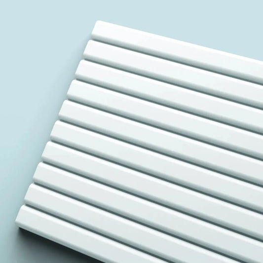 CANELE L 3D Polyurethane Wall Art Panel on light blue background DecorMania.eu