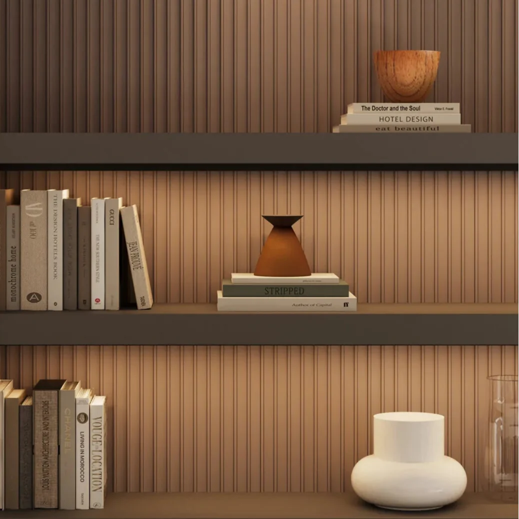 CANELÉ S 3D Polyurethane Wall Art Panel in beige colour DecorMania.eu