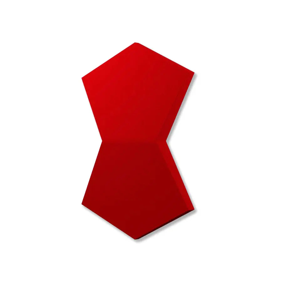 CHAIN Acoustic Soft 3D Wall Panel-Chain-crimson-DecorMania.eu