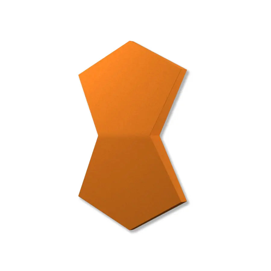 CHAIN Acoustic Soft 3D Wall Panel-Chain-neonorangecopy-DecorMania.eu