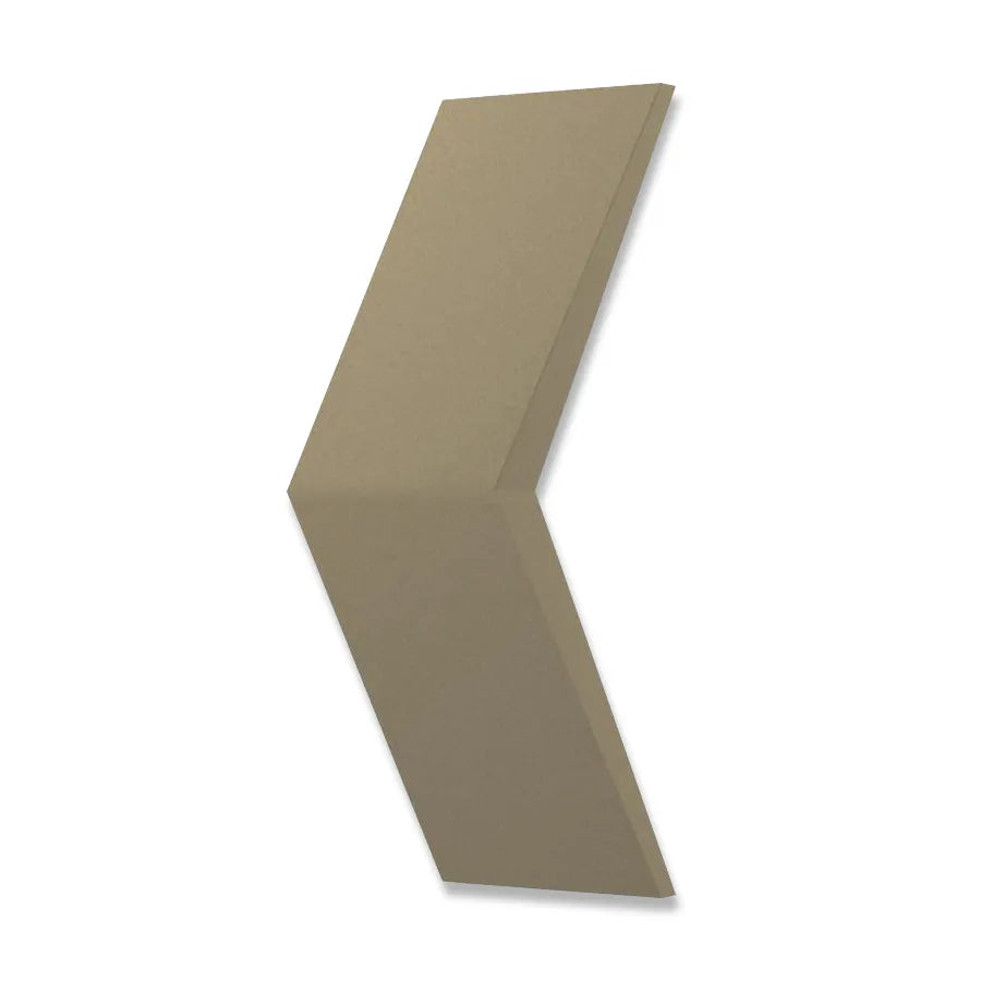 CHEVRON Acoustic Soft 3D Wall Panel colour swatch on white background DecorMania.eu