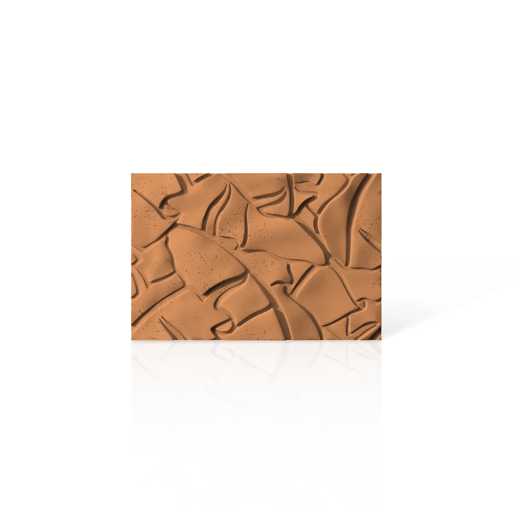 3D Concrete Wall Panels LEAF colour swatch on white background DecorMania EU