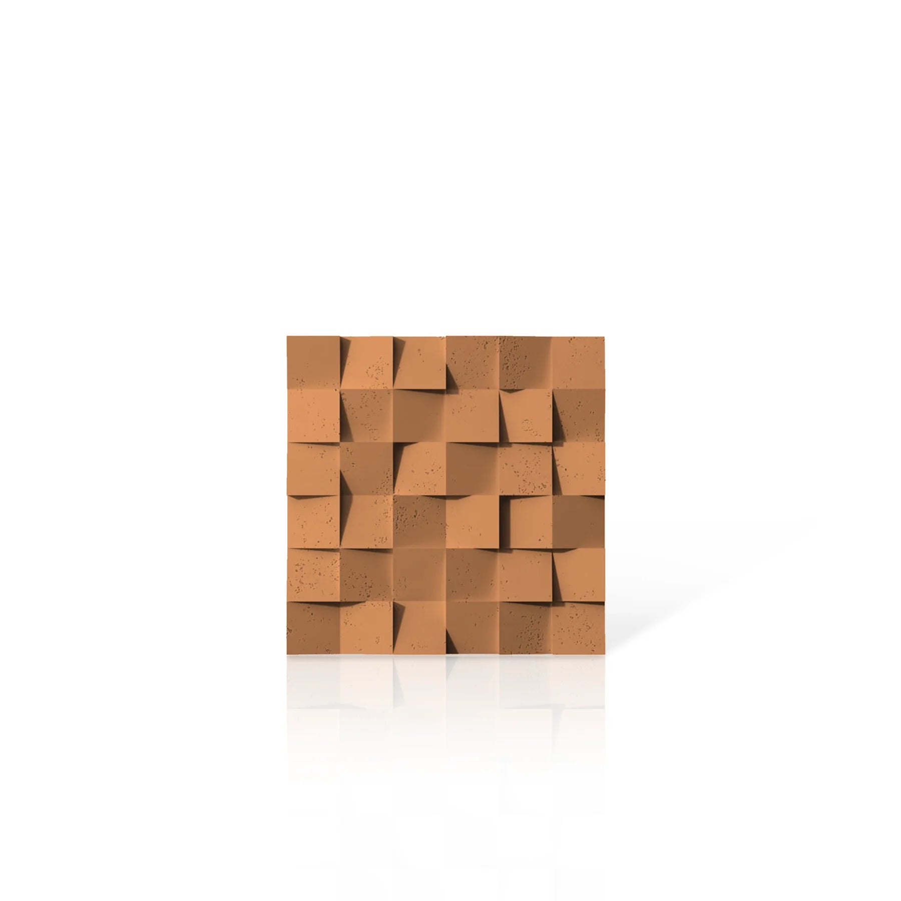 3D Concrete Wall Panels MULTISQUARES colour swatch on white background DecorMania.eu