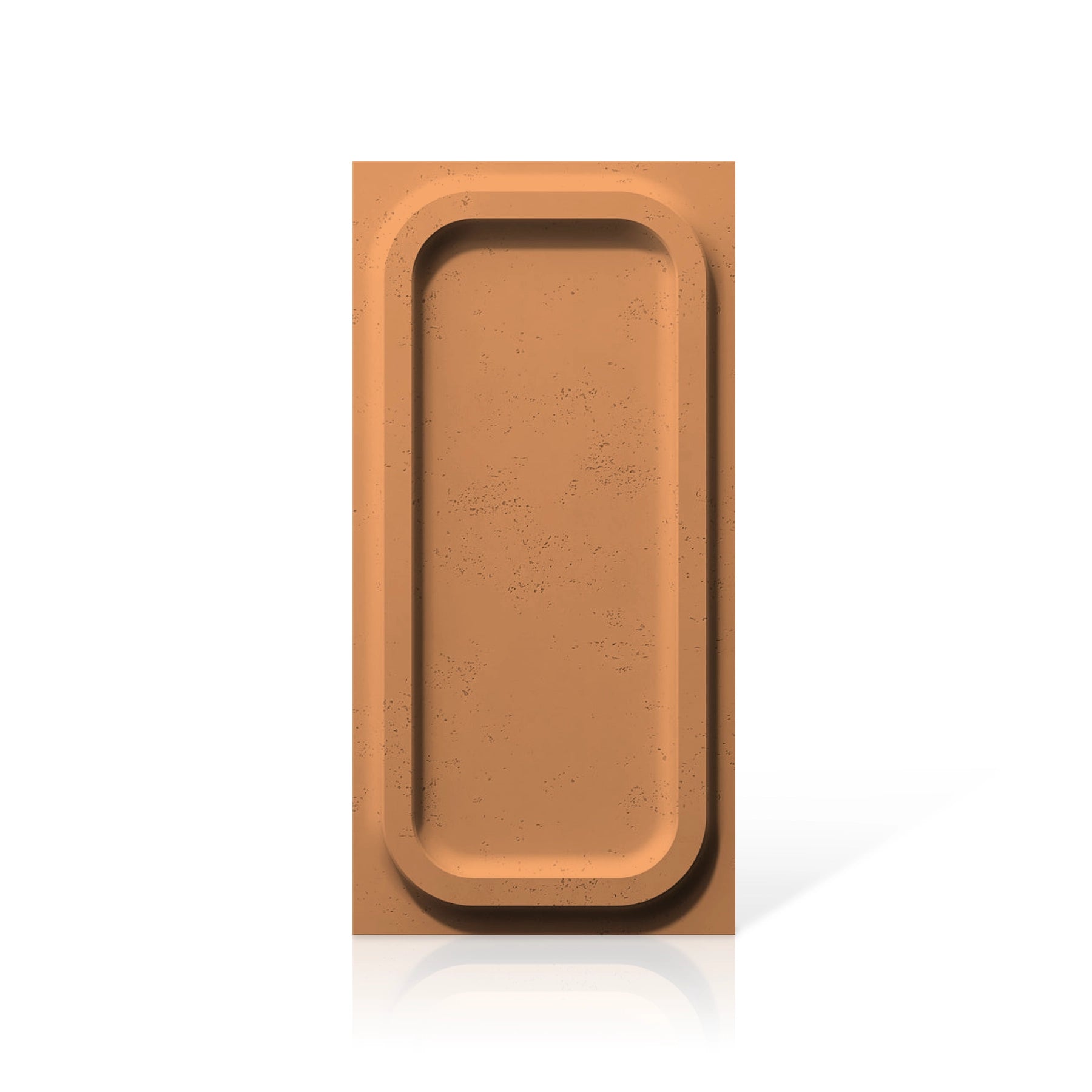 3D Concrete Wall Panels PORTHOLE colour swatch on white background DecorMania.eu