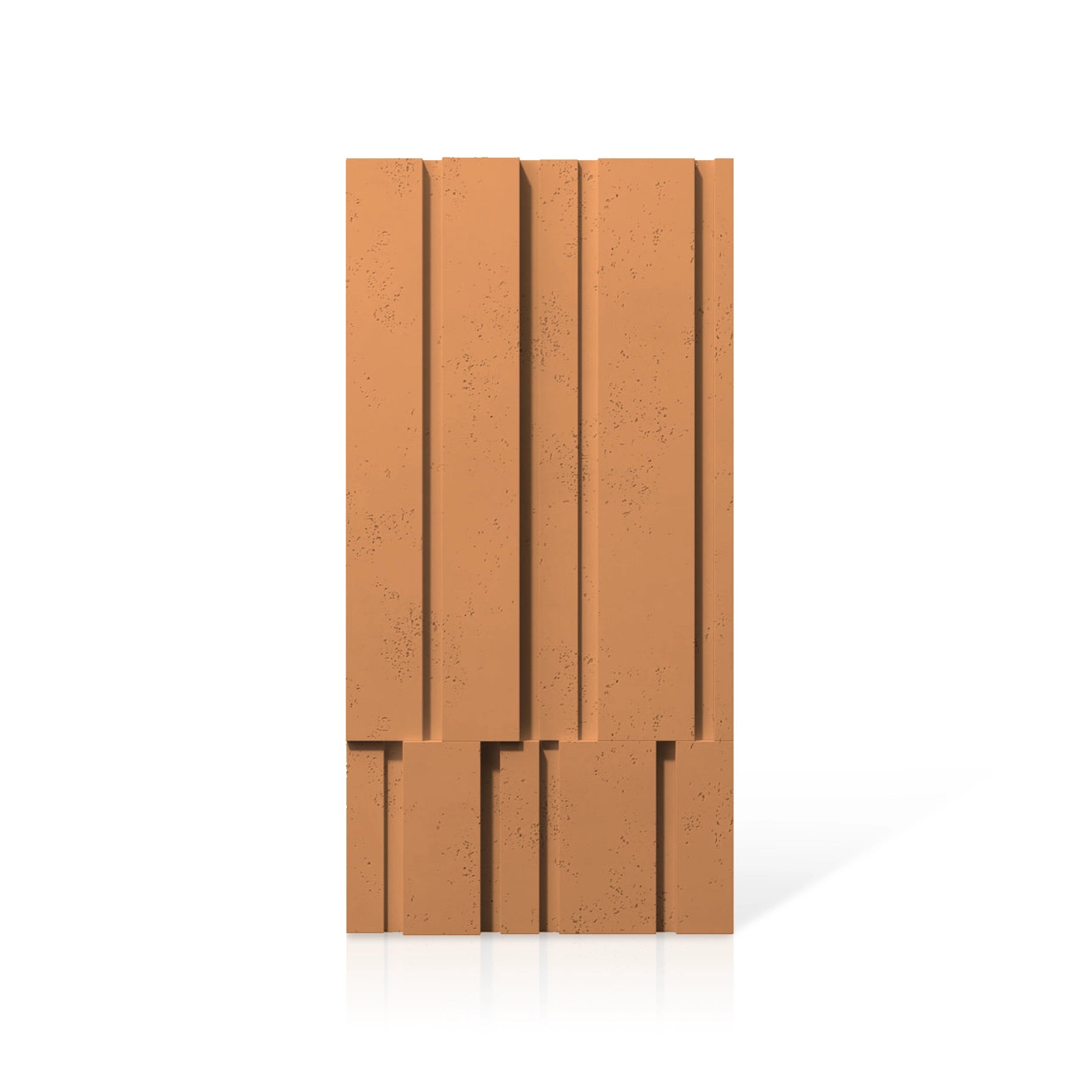 3D Concrete Wall Panels ROOFTOPS colour swatch on white background DecorMania.eu