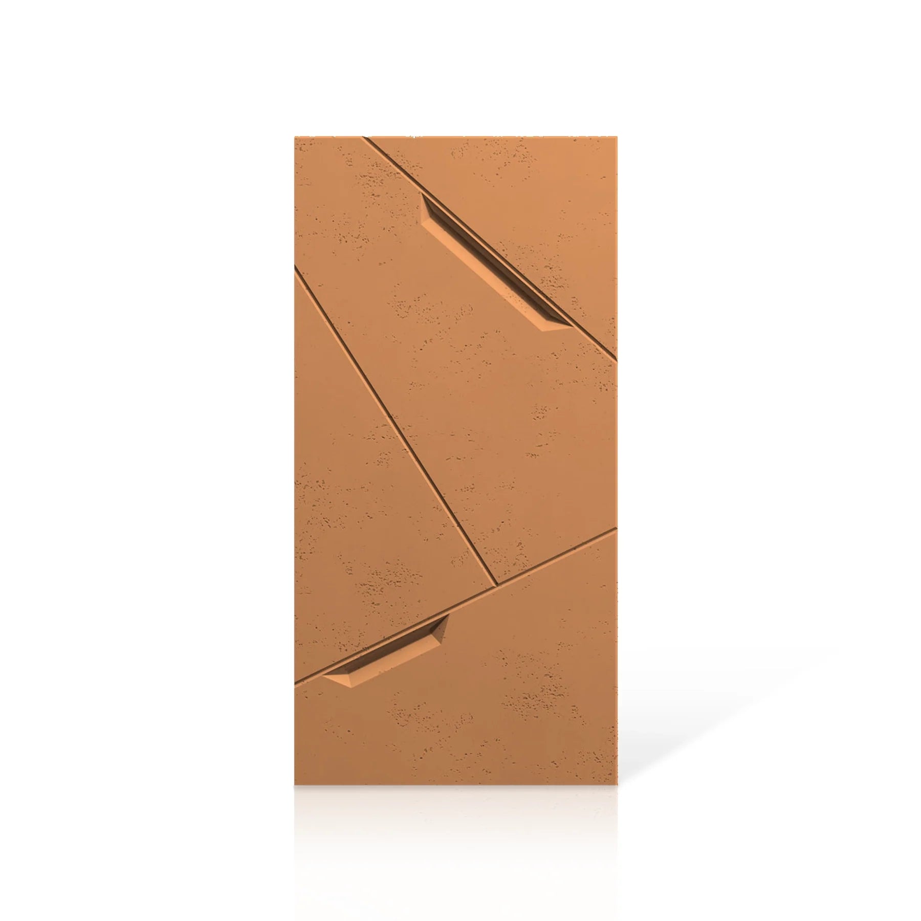 3D Concrete Wall Panels STOWAWAY colour swatch on white background DecorMania.eu