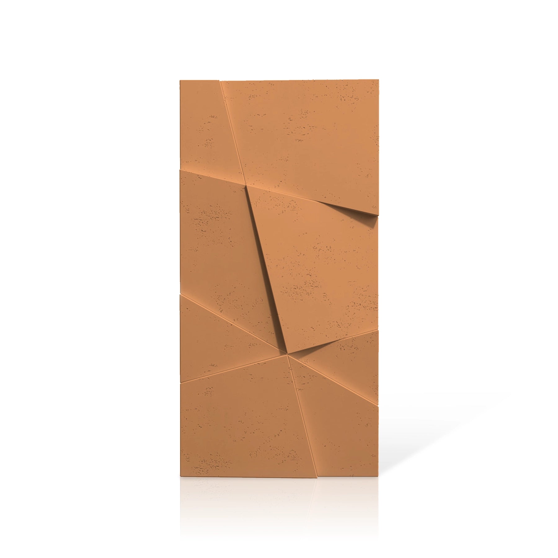 3D Concrete Wall Panels CRYSTAL colour swatch on white background DecorMania.eu