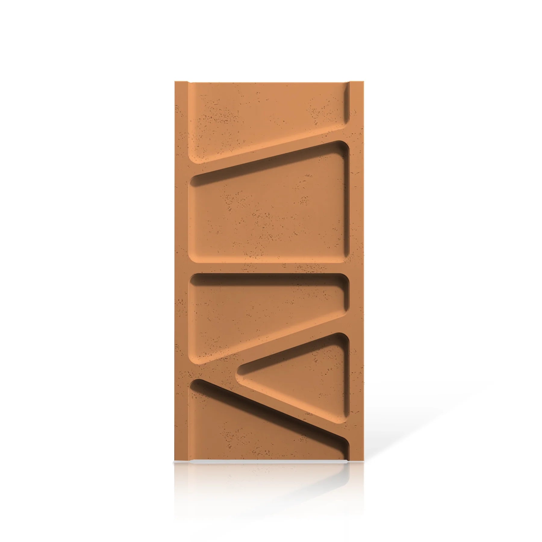 3D Concrete Wall Panels PARALELL colour swatch on white background DecorMania.eu