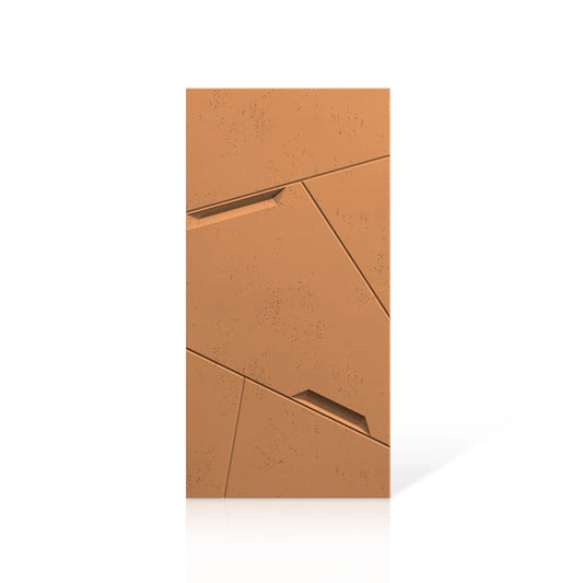 3D Concrete Wall Panels STOWAWAY colour swatch on white background DecorMania EU